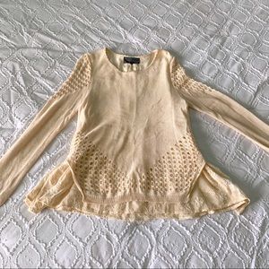 Anthropologie Sunday in Brooklyn Layered Sweater